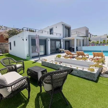 Вилла 3 Bedroom-house, Private Pool, Bbq, Ocean View-bodrum Yalikavak Бодрум